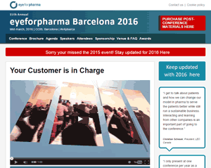 Eyeforpharma Barcelona Summit 